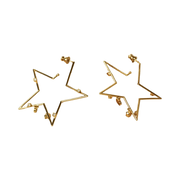 Dior Open Star Earrings